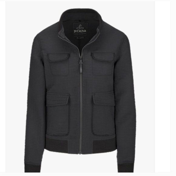 Bomber Jacket Black Size Medium - Picture 12 of 12